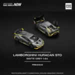 (Pre-Order) PopRace LAMBORGHINI HURACAN STO MATTE GREY (June2025)