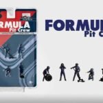 Pre-order - American Diorama 1/64 Formula Pit Crew Figures Team Blue ( ETA April 2026)