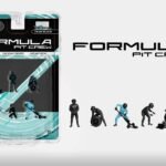 Pre-order - American Diorama 1/64 Formula Pit Crew Figures Team Black (ETA April 2026)