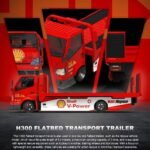 (Pre-order) Cool Car H300 Flat Transport Trailer Shell ( ETA June 2026)