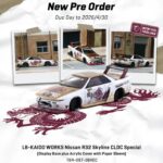 (Pre-Order) Tarmac Works LB Kaido Works Nissan R32 Skyline CLDC Special HEC 2026 (ETA- Sept2026)