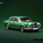 Liberty 64 1/64 Scale Mercedes Benz 300 SEL 6.3 Green