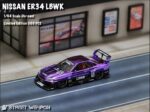 Street Weapon 1:64 Nissan Skyline R34 (ER34) Super Silhouette Chrome Purple