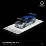 TimeMicro 1:64 Nissan GTR (R34) Z-tune Blue (2 Version) - Image 3
