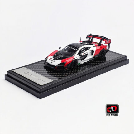 LCD 1:64 McLaren Senna GTR Red White