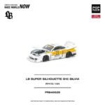 (Pre-Order) Pop Race LB Super Silhouette S15 Silvia White #23 (ETA April2027) - Image 2