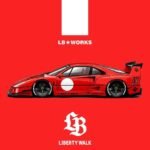 (Pre-order) Elowen Art x Ferrari F40 LBWK Japanese Inspired Livery Red ( ETA Oct 2026)