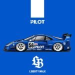 (Pre-order) Elowen Art x Ferrari F40 LBWK Blue Pilot #56 Livery  ( ETA Oct 2026)