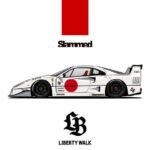 (Pre-order) Elowen Art x Ferrari F40 LBWK Japanese Inspired Livery White ( ETA Oct 2026)