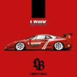 (Pre-order) Elowen Art x Ferrari F40 Classic LBWK Red Livery ( ETA Oct 2026)