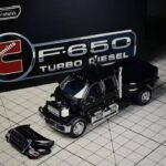(Pre-order) MK Miniatures Ford F650 Super Duty Agate Black (ETA Aug 2026)