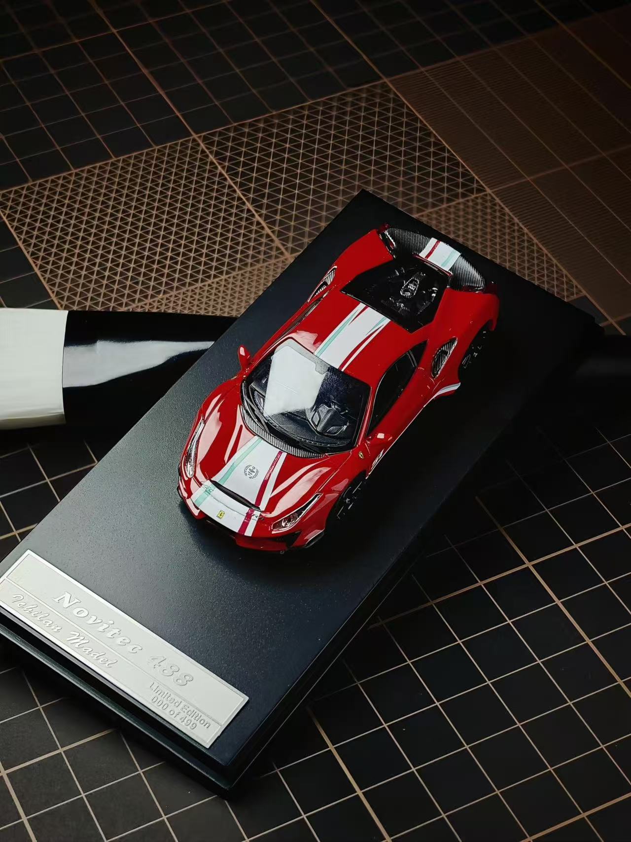 IMG-20260605-WA0021 (Pre-order) Stance Hunter Diecast Novitec 488 Pista Piloti Rosso Red ( ETA Aug 2026) - Image 1