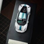 ( Pre-order) Stance Hunter Diecast Novitec 488 Pista Bianco Italia Verde/ Francesca White Green Top ( ETA Aug 2026)