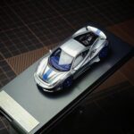 ( Pre-order) Stance Hunter Diecast Novitec 488 Pista Tailor Made  Lo Squalo Silver ( ETA Aug 2026)