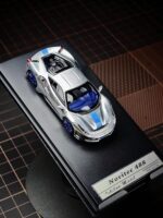 ( Pre-order) Stance Hunter Diecast Novitec 488 Pista Tailor Made  Lo Squalo Silver ( ETA Aug 2026) - Image 2