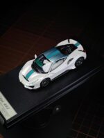 ( Pre-order) Stance Hunter Diecast Novitec 488 Pista Bianco Italia Verde/ Francesca White Green Top ( ETA Aug 2026) - Image 2