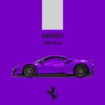 (Pre-order) Elowen Art x Ferrari 488 Pista Midnight Purple ( ETA Oct 2026)
