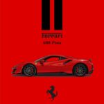 (Pre-order) Elowen Art x Ferrari 488 Pista Metallic Red ( ETA Oct 2026)