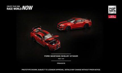 (Pre-order) Pop Race Ford Mustang Shelby GT350 R Race Red ( ETA Dec 2026)