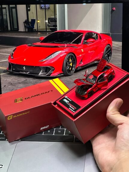 (Pre-order) GLAMCRAFT 812C Full Open Metallic Red ( ETA Sep 2026)