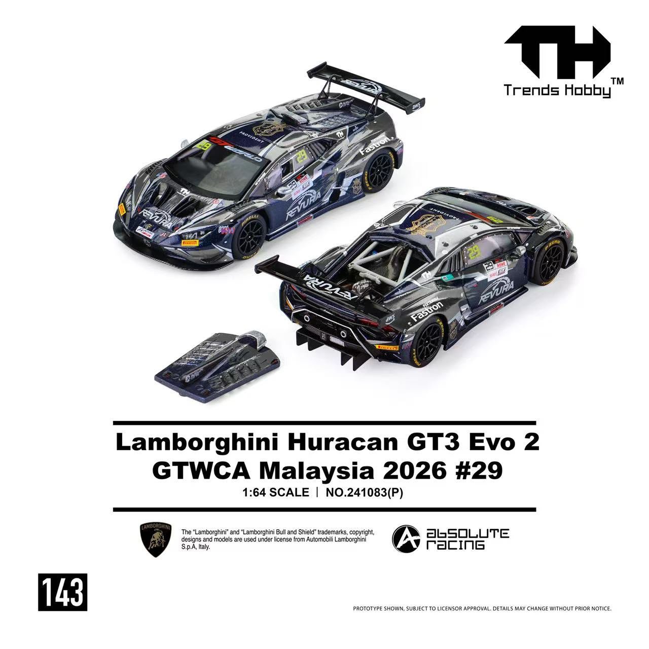 IMG-20260615-WA0028(2) (Pre-order) Trends Hobby Lamborghini Huracan GT3 EVO2 ( ETA Oct 2026) - Image 1