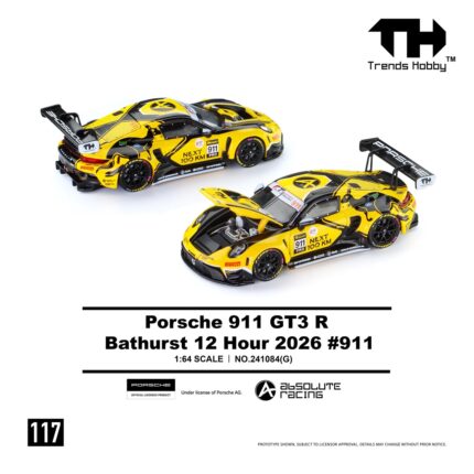 (Pre-order) Trends Hobby Porsche 911 GT3 R ( ETA Oct 2026)