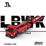 (Pre-order) Top Lux H300 Black Red Silhouette Flatbed Transport Trailer (ETA Sep 2026) - Image 4