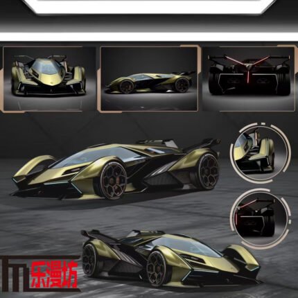 LMF Lamborghini V12 VGT Metallic Green
