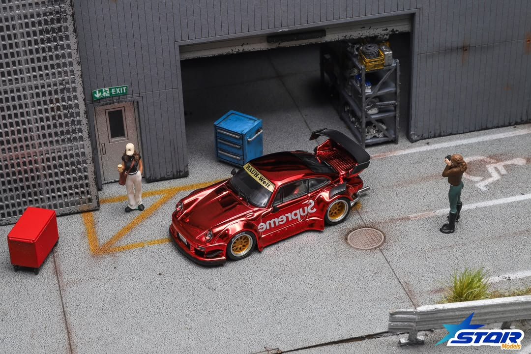 IMG-20260703-WA0016 (Pre-order) Star Model-Rauh Welt Wide Body Modified RWB930 GT Wing Chrome Supreme Livery Limited to 999 pcs (ETA Oct 2026) - Image 1