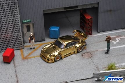 (Pre-order) Star Model-Rauh Welt Wide Body Modified RWB930 GT Wing Chrome Gold Limited to 999 pcs (ETA Oct 2026)