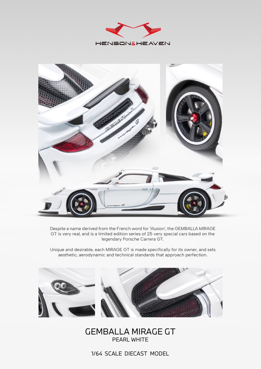 IMG-20260713-WA0004 (Pre-order) HH Model Gemballa Mirage GT Pearl White ( ETA Oct 2026) - Image 1