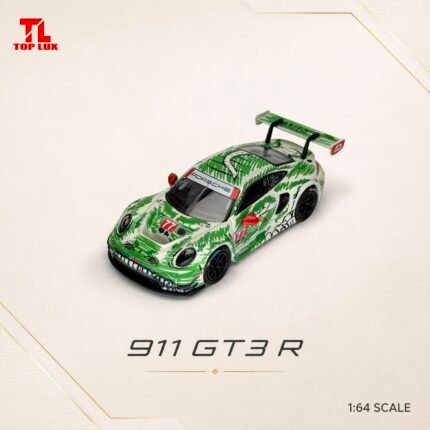 (Pre-order) Top Lux 911 GT3R Green Sketch Dinosaur ( ETA Oct 2026)