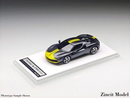 (Pre-order) Zincit Model 296 GTB Metallic Grey Yellow Stripes ( ETA Oct 2026)