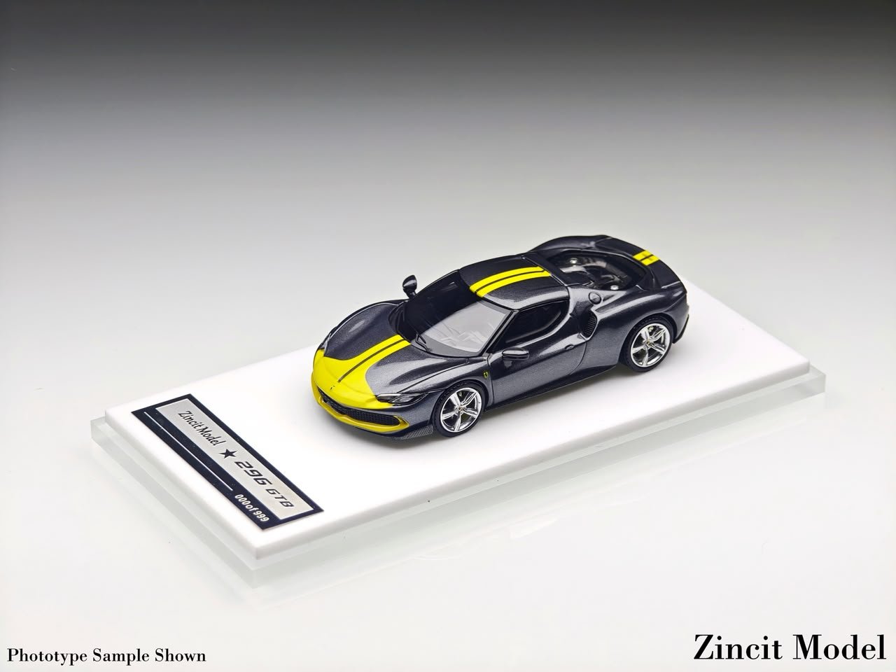 IMG-20260713-WA0054 (Pre-order) Zincit Model 296 GTB Metallic Grey Yellow Stripes ( ETA Oct 2026) - Image 1