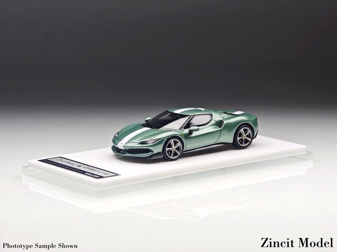 IMG-20260713-WA0056 (Pre-order) Zincit Model 296 GTB British Green White Stripes ( ETA Oct 2026) - Image 1