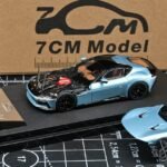 (Pre-order) 7CM Model Super Car 12 Cilindri Azzurro California Ice Blue (ETA Sep 2026)