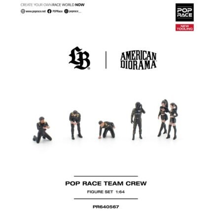 (Pre-Order) Pop Race Team Crew Figure Set (6 Figures) (June2027)