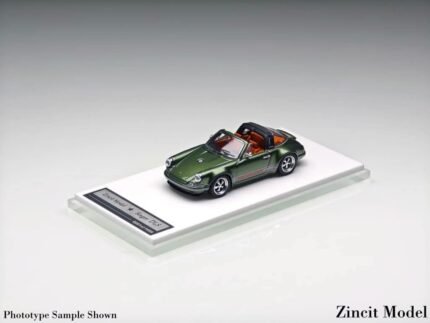(Pre-order) Zincit Model 1/64 classic Singer Targa (ETA Nov. - 2026) (Oak Green)
