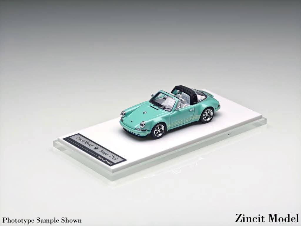WhatsApp Image 2026-07-24 at 4.54.22 PM (3) (Pre-order) Zincit Model 1/64 classic Singer Targa (ETA Nov. - 2026) (Tiffany blue) - Image 1