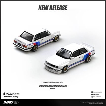 (Pre-order) INNO64  PANDEM ROCKET BUNNY E30 White (ETA Sep 2026)