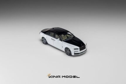 (Pre-order) KING MODEL 1/64 Rolls Royce Ghost (ETA Oct 2026) (Black & White)