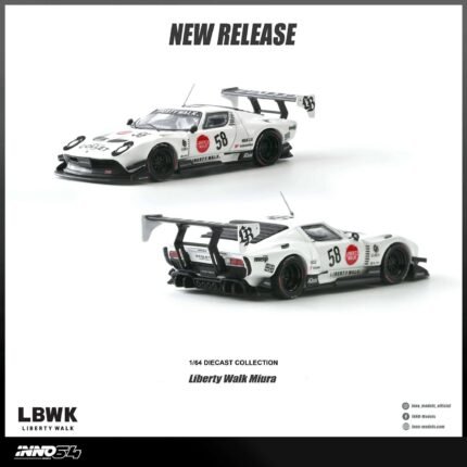 (Pre-order) INNO64 Lamborghini Miura LB-Silhouette Works Miura GT  (ETA Sep 2026)