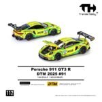 (Pre-order) Trends Hobby New 1/64 Racing Model Porsche 911 GT3 R DTM 2025, No.91 Livery (ETA Nov 2026)