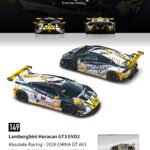 (Pre-order) Trends Hobby New 1/64 Racing Model Lamborghini Hurucan GT3 EVO2 Absolute Racing - 2026 China GT, No. 63 Livery (ETA Nov 2026)