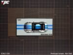(Pre-order) TPC 1/64  Mustang 2014 Silver (with blue stripes) (ETA Nov 2026) - Image 3
