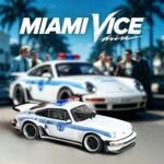 Rhino Model 1/64 Porsche 911 Turbo 930 Miami Police Department 1980s livery
