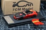( Pre-order) 7cm Model  1/64 Diecast Cavallino 12 cilindri  -Rosso Corsa/Giallo Modena Racing Livery Stripes ( ETA Oct 2026)