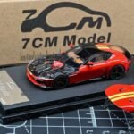 ( Pre-order) 7cm Model  1/64 Diecast Cavallino 12 cilindri  -Rosso Corsa/Giallo Modena Racing Livery Stripes ( ETA Oct 2026)