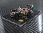 ( Pre-order) HG Model Customized Version 1/64 RWB930 Fully Open Diecast Model  chrome gunmetal livery + figure ( ETA Nov 2026) - Image 7