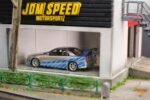 (Pre-order) Mega Mega Skyline GT-R R34 Movie Version Silver Blue (ETA Nov 2026) - Image 6